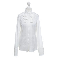 Hugo Boss White blouse with folds