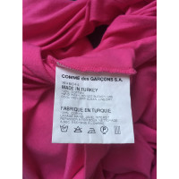 Comme Des Garçons Gilet in Cotone in Fucsia