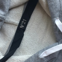 N°21 Blazer aus Baumwolle in Grau