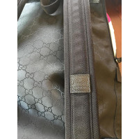 Gucci Rucksack aus Canvas in Schwarz