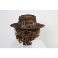 Philippe Model Chapeau/Casquette en Coton en Marron