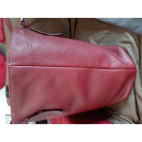 Trussardi Travel bag Leather in Bordeaux