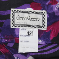 Gianni Versace skirt with colorful print