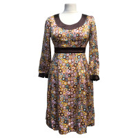 Diane Von Furstenberg Silk dress with retro pattern
