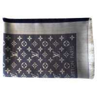 Louis Vuitton Monogram Tuch aus Seide in Blau