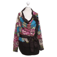 Kenzo Cardigan with floral weave pattern