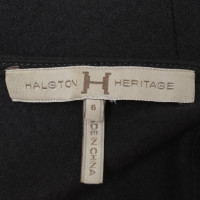 Halston Heritage Kleid in Schwarz/Braun