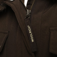 Woolrich Parka in olive with fur trim