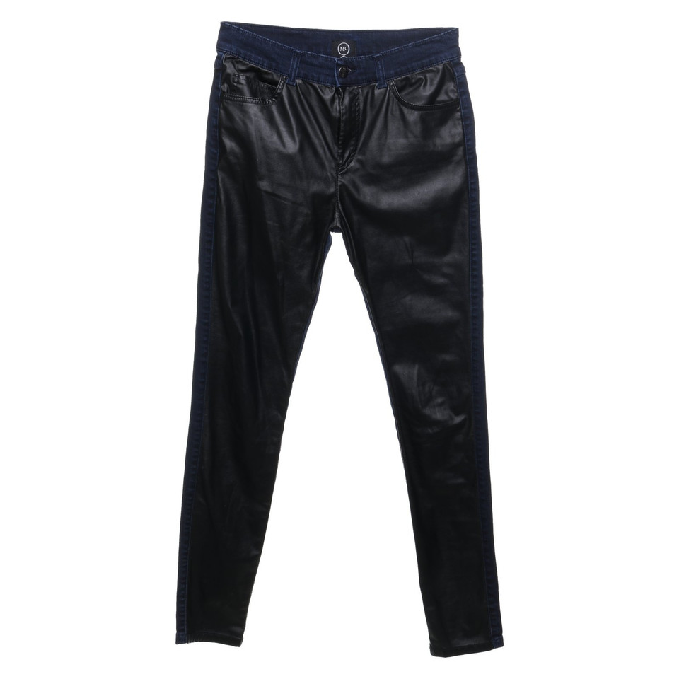 Alexander McQueen Jeans in Leder-Optik