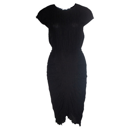 Masscob Kleid aus Baumwolle in Schwarz