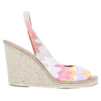 Missoni Wedges with colorful pattern