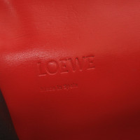 Loewe Barcelona Bag aus Leder in Rot