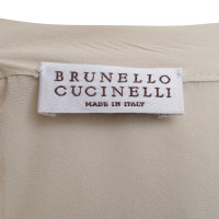 Brunello Cucinelli Bluse in Beige
