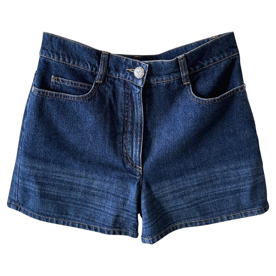 Chanel Shorts aus Baumwolle in Blau