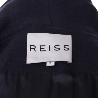 Reiss Coat in blue / black