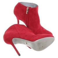 Sergio Rossi Ankle boots in red