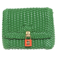 Dolce & Gabbana Umhängetasche aus Leder in Grün