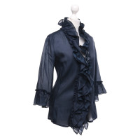 Ermanno Scervino Blouse in donkerblauw