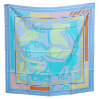 Hermès Zijden sjaal met grafische patronen