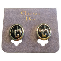 Christian Dior Clip oorbellen zwart/goud