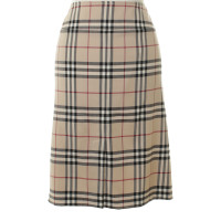 Burberry Checkered knee-length skirt