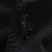Cos Vest van wol in zwart