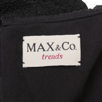 Max & Co Spitzenkleid in Schwarz