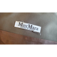 Max Mara Blazer aus Wolle in Khaki