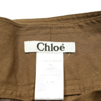 Chloé Pantaloncini in Marrone