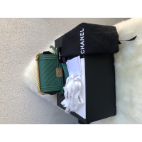 Chanel Boy Bag in Pelle in Verde