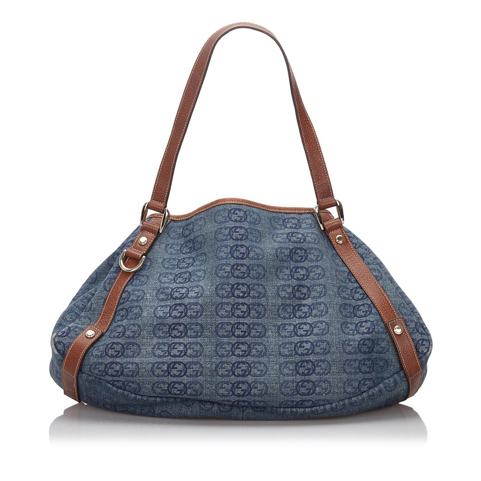 Gucci Tote bag in Denim in Blu