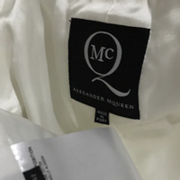 Alexander McQueen Blazer aus Baumwolle in Weiß