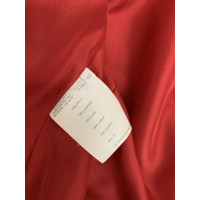 Prada Jacke/Mantel aus Wildleder in Rot
