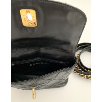 Chanel Clutch Bag Leather in Black