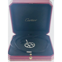Cartier Kette aus Weißgold in Silbern
