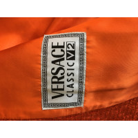 Gianni Versace Jas/Mantel Wol in Oranje