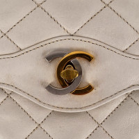 Chanel Flap Bag Leather in White