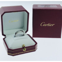 Cartier Love Ring mittel Weißgold Witgoud in Grijs