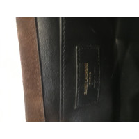 Yves Saint Laurent Handbag Suede in Brown