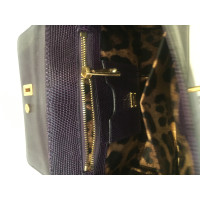 Dolce & Gabbana Handtasche aus Leder in Violett