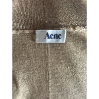 Acne Strick aus Wolle in Ocker