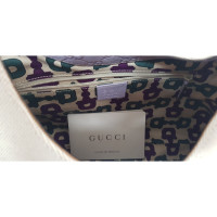 Gucci Handbag Cotton in Beige