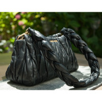 Miu Miu Handbag Leather in Black