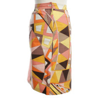 Emilio Pucci Cotton skirt in multicolor