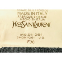 Yves Saint Laurent Blazer aus Wolle in Blau