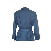 Max & Co Jacket/Coat Viscose in Blue