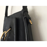 Delvaux Shoulder bag Leather in Black