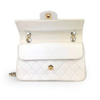 Chanel Flap Bag en Cuir en Blanc