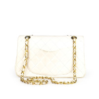 Chanel Flap Bag Leather in White