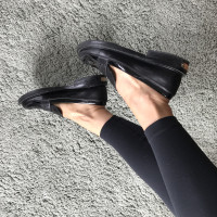 Aperlai Slippers/Ballerinas Leather in Black